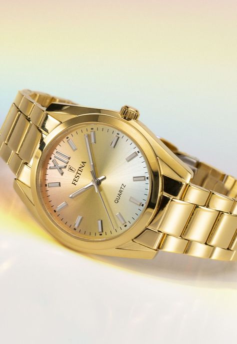 Reloj F20640/7 Festina Dorado Mujer Boyfriend Collection-2