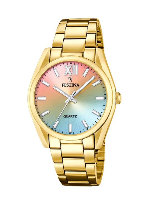 Reloj F20640/7 Festina Dorado Mujer Boyfriend Collection-0