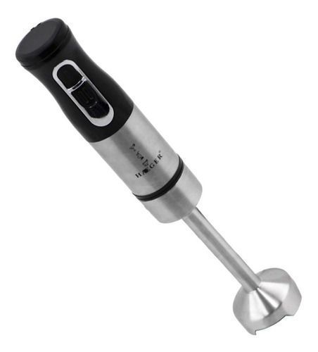 Batidora De Inmersión Industrial Haeger Acero Inoxidable Y Negra-0