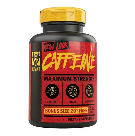 Cafeina Mutant - 240 Tabletas - 200mg C/u-0