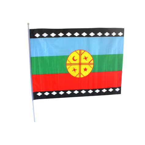 Bandera Mapuche 90 X 60 Cm-1