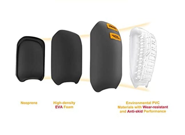 Set De Rodilleras Industrial Ingco Cubierta Pvc -1