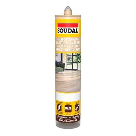 Sellante Para Madera Soudal Color Haya 490 Gr-0