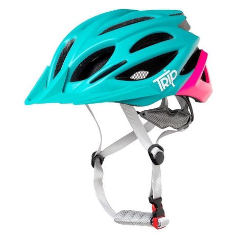Casco Bicicleta Mtb Trip Pink Blue-0