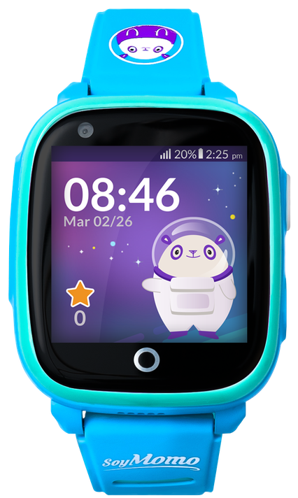Reloj Smartwatch Soymomo Space 4G GPS Celular Azul-1