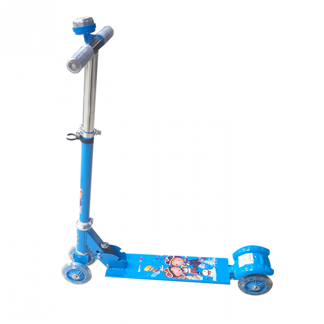 Scooter Infantil de 4 Ruedas Celeste
-1