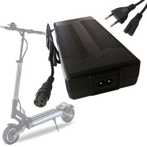 Cargador Scooter Eléctrico Vsett 8 (54.6V 2.0AH 3 Pin)-0