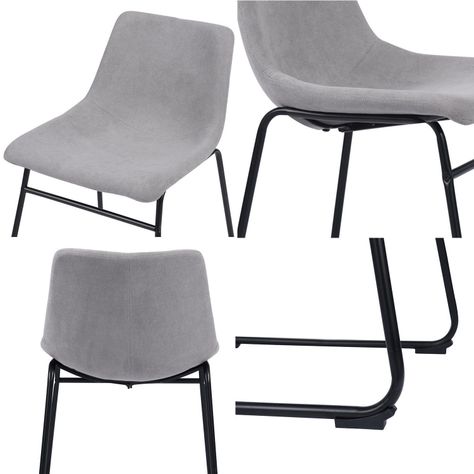 Pack 2 Sillas de Comedor Burgos Gris-4