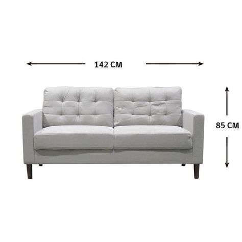 SOFA PALOMINO 2C BEIGE ( 142 x 80 x 85 cm)-2
