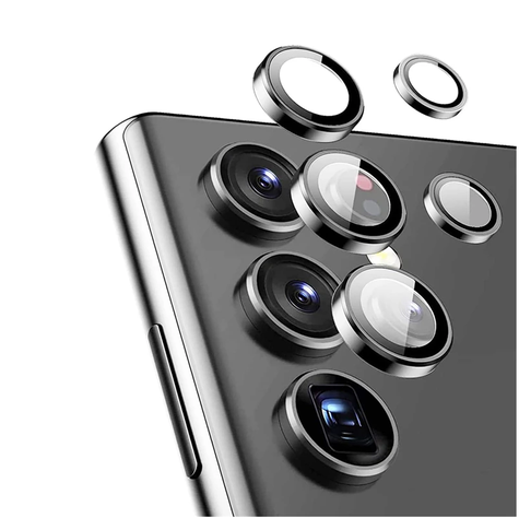Protector Para Lente Camara Samsung S23 Ultra Negro-0