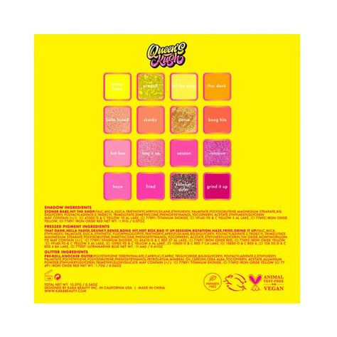 Paleta de Sombras "Queen's Kush" de Kara Beauty-2