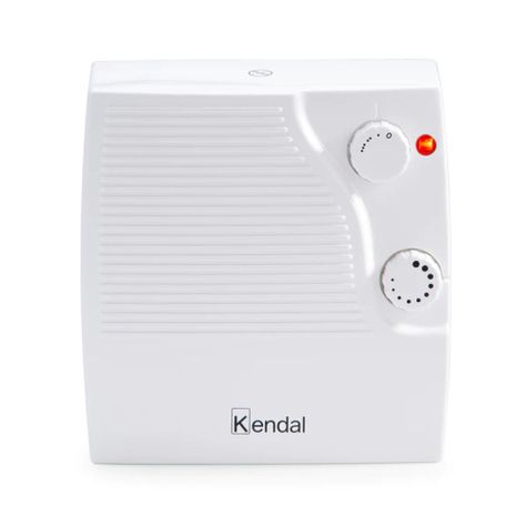 Termoventilador De Baño Electrico 1800W 2 Niv Blanco KEB-2004C Kendal-3