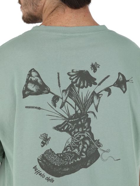 Polera Manga Corta Api Verde Hombre-3