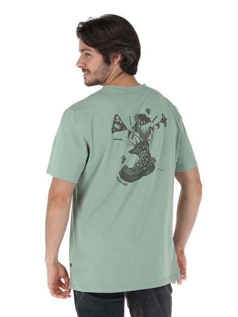 Polera Manga Corta Api Verde Hombre-2