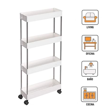Carrito Organizador Multiuso Ruedas 4 Niveles-3