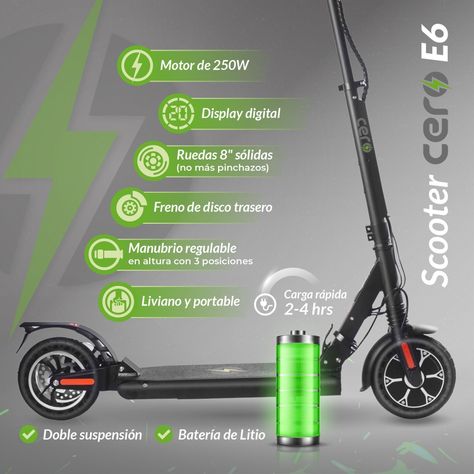 Scooter Eléctrico Cero E6-4