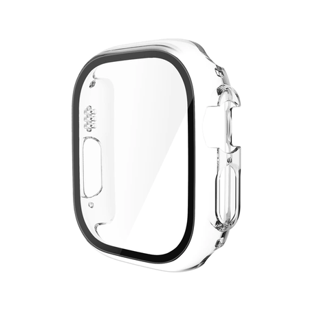 Protector Carcasa Con Vidrio Para Apple Watch Ultra 49mm  / Transparente-0