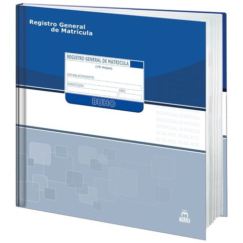 Libro Registro General De Matricula Bas/med (reg Escolar)-0