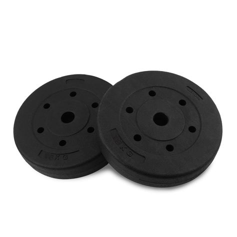 Disco de Cemento 10 Kg para Barra PVC Negro-3