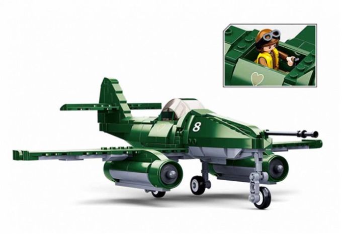 Avion Segunda Guerra Mundial Luftwaffe Me 262 -5
