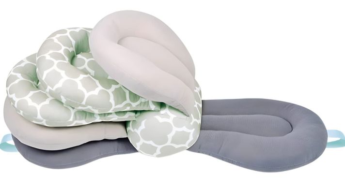 Almohada  de Lactancia Verde Ajustable 3 Niveles Multiuso -0