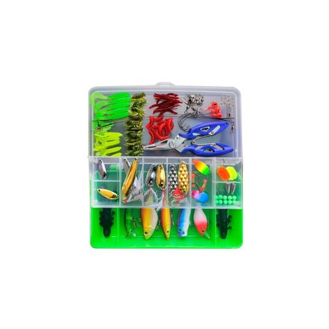 Set de 101 Accesorios Señuelos Para Pesca-0