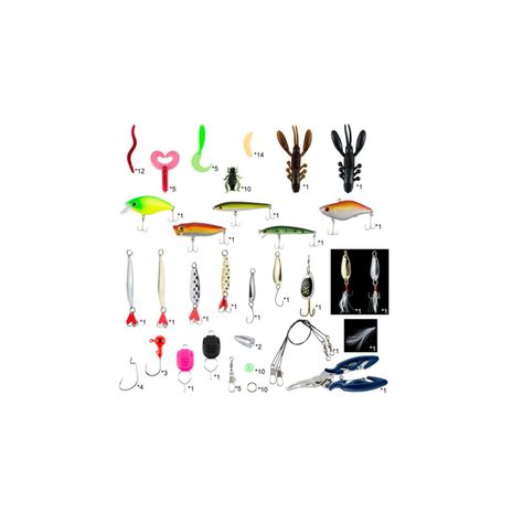 Set de 101 Accesorios Señuelos Para Pesca-2