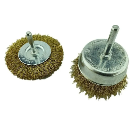 Kit Set Juego De Escobillas Redondas 2 Piezas Toolmak-0