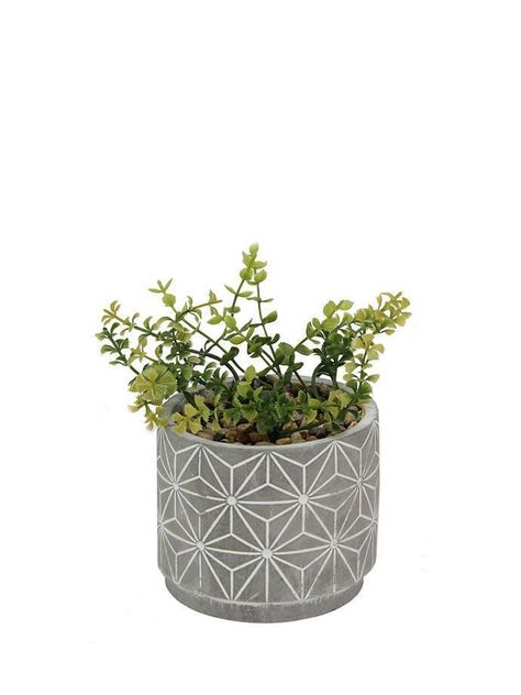Plantita artificial deco altura .18 cm.. Unico-0