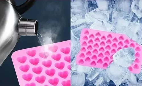 Molde Silicona Moldes Silicona Reposteria Gomita 55 Corazon-4