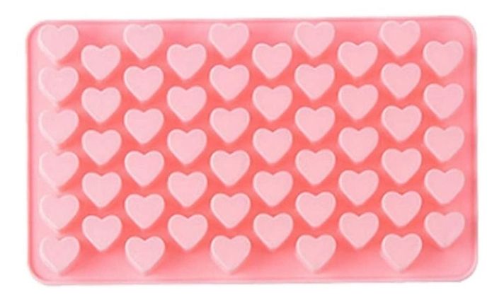 Molde Silicona Moldes Silicona Reposteria Gomita 55 Corazon-0