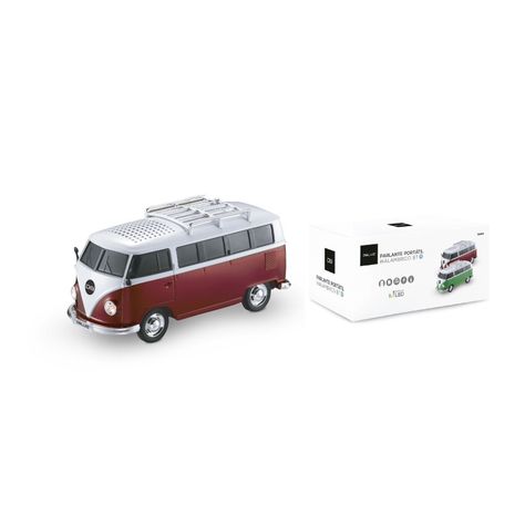 Parlante Combi Bluetooth Portátil Rojo - Puntostore-2