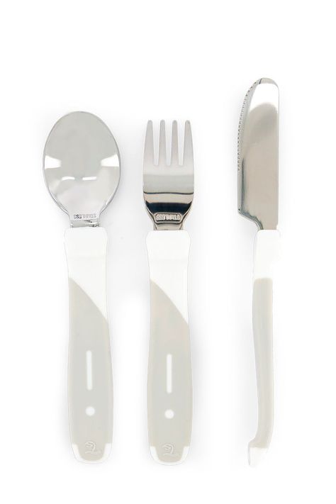 Servicio de acero inox Twistshake 12+m blanco-0