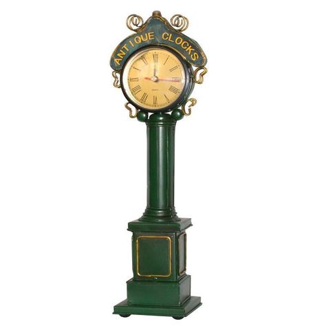 Adorno reloj metal 12.5*9.5*41 Unico 41x13x9 cm-0