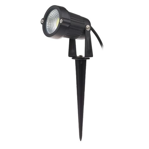 Foco LED Estaca Jardín 5W Luz Azul-0