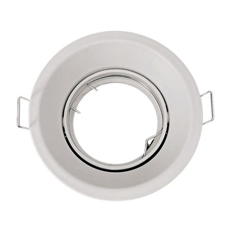 Pack 10 Focos LED Embutido Retraído Porta GU-10 Pessaro MR16-6