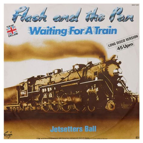 FLASH & THE PAN - WAITING FOR A TRAIN 12" MAXI SINGLE VINILO USADO-0