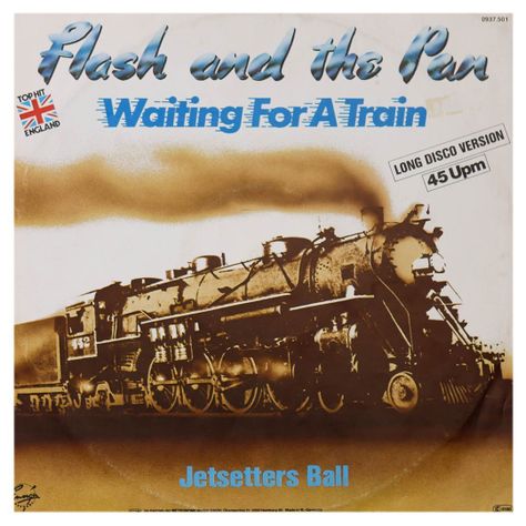 FLASH & THE PAN - WAITING FOR A TRAIN 12" MAXI SINGLE VINILO USADO-1
