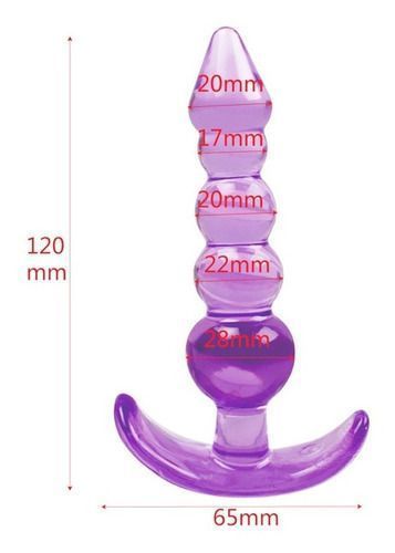 Plug Dilatador Tapon Anal Silicona Suave Jueguete Sexual-1