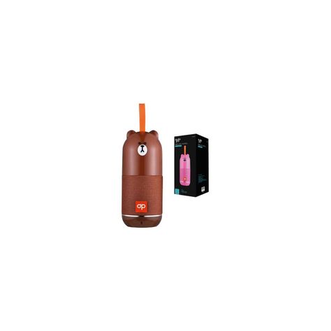 Parlante Bluetooth Diseño Oso Infantil Café - Puntostore-1