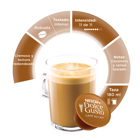 Dolce Gusto Capsulas Cafe Con Leche X3 Cajas-2