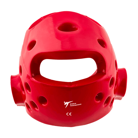Cabezal Protector para Taekwondo Rojo Adidas WTF-2