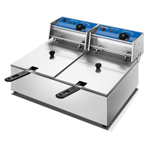 Freidora Eléctrica  2 Depositos de 5.5 Lts-1