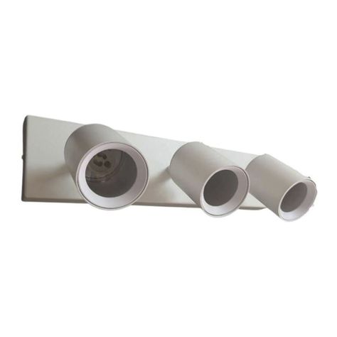 Foco Spotlight Sobrepuesto Cielo O Muro 3*GU-10 Blanco W-1