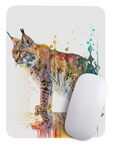 Mouse Pad Lince Arte de animales - 17cm X 21cm D45-1