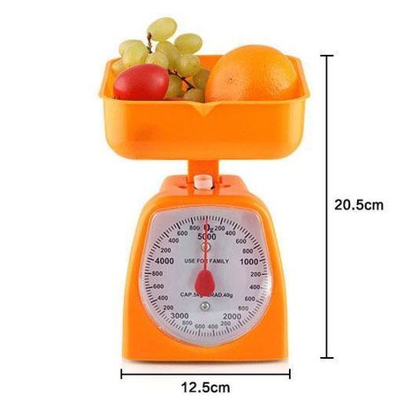 Pesa/Balanza Analógica 5Kg con Bandeja Extraíble-2
