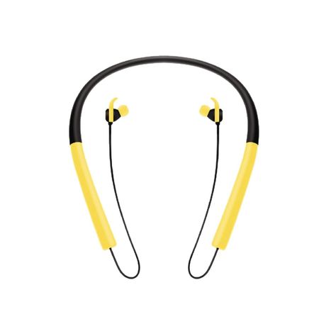 Audifonos Deportivos Bluetooth Manos Libres Amarillo Dblue-0