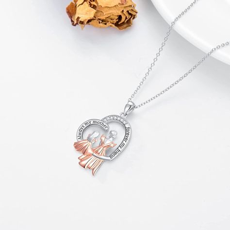 Collar Mamá E Hija Plata 925-1