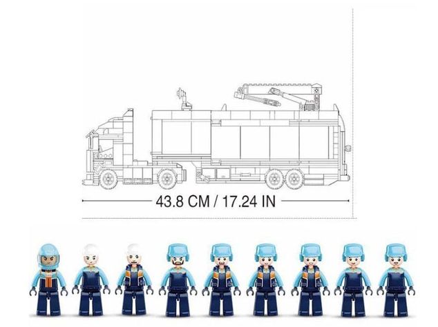 Camion Taller con Auto Formula Uno-3