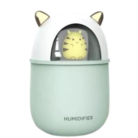Humidificador De Aire Eléctrico Usb Verde Agua-0